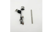 Knurled Drum Clamp with Extension Rod Rugged Drum Hardware Extension Clamp Adjustable Sturdy for Percussionists
