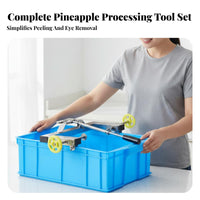 Manual Pineapple Peeling Machine Easy to Clean Manual Pineapple Skin Remover Machine Food Processing Equipment Rust-Resistant