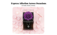 Preserved Blossom Jewelry Box Long Lasting Eternal Blossom Gift Box with Drawer