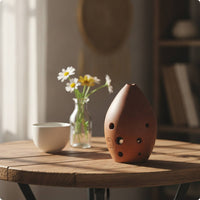 Ceramic Xun with 8 Holes G Note Xun Traditional Wind Instrument for Performance