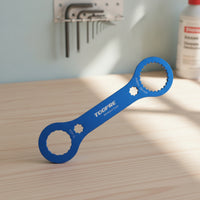 Aluminum Alloy Bottom Bracket Wrench Ergonomic Bottom Bracket Spanner Sturdy Bike Wrench with Notched Ends Lightweight for Mechanics