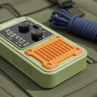 Hand Crank Radio Multifunction Preparedness Gear 3-Way Charging for Campers