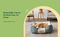 Orthopedic Dog Bed Canvas Pet Sofa
Comfortable Support Couch