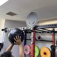 Iron Wall Ball Target for Gym, CF Rack Accessory