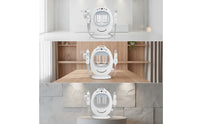 Facial Machine with Double Chambers Desktop Microbubble Beauty Device Pore Vacuum Device Visual Appliance Professional
