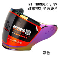 MT-V-19 Helmet Visor for MT Thunder 3 SV JET Helmet, CE Certified