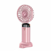 Rotating Head Infant Meal Cooling Fan Adjustable Speeds USB Desktop Fan 3-Speed Settings Non-Slip Base for Babies, Parents, Nursery, Travel