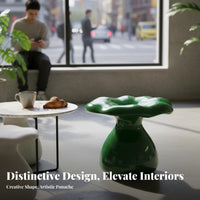 Toadstool-Shaped Stool Sturdy Toadstool-Shaped Seat Stable Load-Bearing