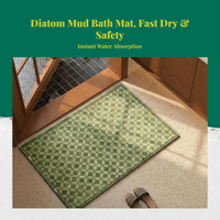 Diatomaceous Earth Bath Mat dries fast