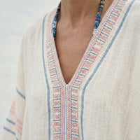 Ladies Dresses Maxi Length with V-Neck and Short Sleeves for Women UK, Dress with Printed Flared Design