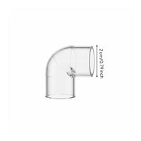 Clear Aquatic Aquarium Water Pipe High Clarity Transparent Acrylic Pipe