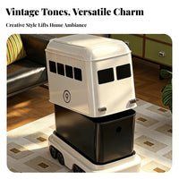 Rolling Trash Bin Inner Liner Household Container Window Cutouts