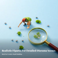 1:64 Scale Figure Realistic Features Miniature Climber Model Rock Climbing Figure High Intricacy Sports Theme Figurine