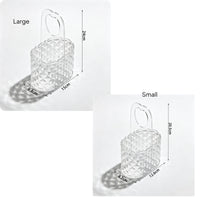 Acrylic Utensil Holder Countertop Utensil Holder Space Saving Transparent