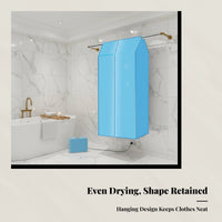 Hanging Portable Dryer Cover, Foldable Wardrobe Cover, Quick Dry Clothes Drying Machine Fabric