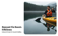 Double-Bladed Kayak Paddle Reinforced Portable Kayak Paddle Split Shaft Boat Oar Buoyant Design Aquatic Activities Equipment