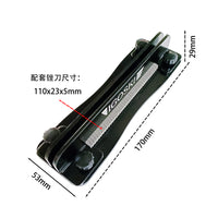 IGOSKI滑雪板打蜡刮板修理器亚克力刮板打磨工具含锉刀