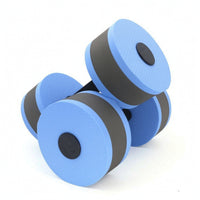 EVA Water Exercise Dumbbells Long-Lasting Exercise Dumbbells with Foam Textured Pool Resistance Weights Aquatic for Swimmers