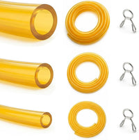 Universal Fuel Line for Lawn Mowers 3*6/5*8/6*9mm Yellow Oil-Resistant Tube 2 Meters