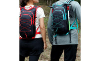 Multi-Pocket Design Cycling Backpack Multiple Pockets Hiking Daypack Reflective Strips Lightweight Sports Rucksack Leak-Proof for Hikers, Travel