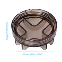 Pump Cover Dome Strainer Lid Replacement Pool Pump Filter Translucent Plastic for Above-ground Pools Suitable for Pool Maintenance Pool Owners 13cmx5cm
