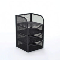Mesh Organizer with Drawers Compact for Home Office, Professionals, Students