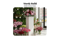 Baked Paint Finish Square Display Column Multi-Functional Square Display Plinth Long-Lasting Rectangular Column Stand Heavy Duty for Event Planners, Exhibitors, Retail Stores, Exhibitions, Trade Exhibit S, Window Displays