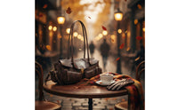 Motorcycle Design Bag Vintage Aesthetic Retro Purse Organized Storage for Women