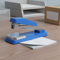 Rotating Paper Fastener 50-Sheet Capacity Swivel Head Paper Fastener 360 Degree Rotation Office Supply for Students, Teachers, School, Bookbinding