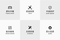 适用24-26款宝马5系i5屏幕后储物盒硅胶导航ETC收纳汽车配件用品
