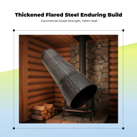 Heavy-Duty Stove Pipe Elbow, Outdoor Use