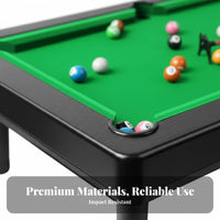 Parent-Child Interaction Mini Pool Table Family Fun Tabletop Billiards Game Educational for Parents, Adults, Indoor, Bedroom, Living Room