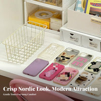 Rectangular Mesh holder adaptable Desktop Organizer long-enduringing Construction
