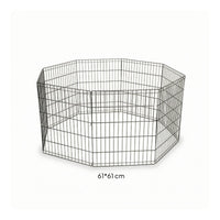 Dog Playpen with Latch Foldable Dog Playpen Portable for Young Dogs