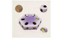 Interactive Cat Toy Box with Feather Electronic Hexagonal Cat Puzzle Box Automatic Indoor for Cats, Kittens, Home, Living Room