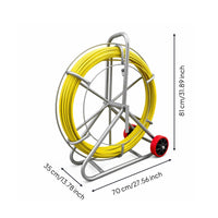 Sturdy Cable Puller with Pulling Head Heavy-Duty Cable Reel Frame Long-Lasting Wire Rack Dispenser Multi-Purpose for Electrical Installation