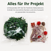 DIY Garland Set, 5 Artificial Vines 5m, Suncatcher Craft for Adults, Versatile Party