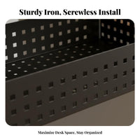 Under-Shelf Wire container Easy Installation slide-extendable under-table Drawer for Closet
