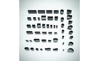 50 Pieces Leather Die Punch Rigid Leather Punch Set Long-Lasting