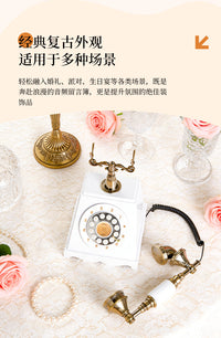 复古婚礼音频嘉宾留言簿祝福电话语音签到机