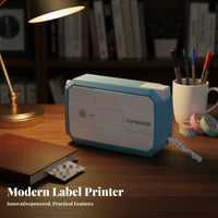 Bluetooth Connectivity Handheld Thermal printing Printer Portable Handheld Thermal Printer App Controlled Label device Rereplenishable for Home Organizers, Homeowners, Students, School, Warehouse, Kitchen, Gift Wrapping
