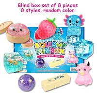 8-Piece Boxed Maltose Stress-Relief Toy Set