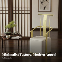Oval &beverage-Serving Table with Handled Stools Minimalist Design Reception Furniture Sturdy Frame Heat Withstandant