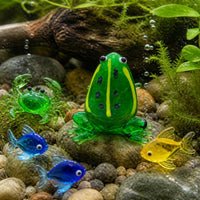 Handmade Glass Ocean Animal Figurines for Micro Landscape Aquarium Decor