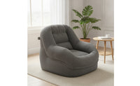 Non-Slip Corduroy Chair with Handle Soft Padded Floor Lounger Supportive Compact Lounge Seat Comfortable for Readers, Gamers, Reading Corners, Small Apartments, Gaming Rooms