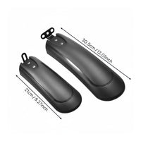 Children's Cycle Front Rear Mudguard Widened and Lengthened Adjustable Bike Splatter Guard Easy to Install