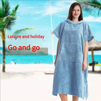 Adult quick drying swimsuit cloak towel | microfiber beach c
