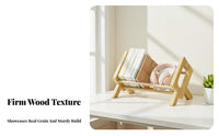 Expandable desktop shelf areaSaving Book Rack Large Capacity for Bay sill