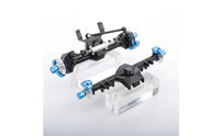 2 Pieces SCX24 Axle Assembly Rugged Front and Rear Axle Set Stable Hardware for Hobbyists
