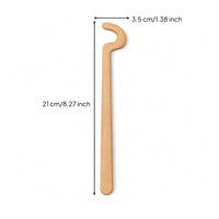 Pottery Rim Shaper Natural Wood Grain Wheel Throwing Tool Smooth Finish